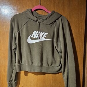 Nike Olive Green Hoodie